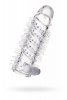 Sleeve TOYFA A-Toys Fril, with vibro bullet, TPR, transparent, 13,4 cm